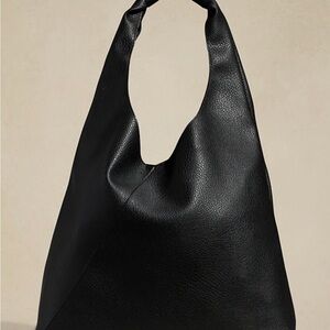Slouchy Vegan Leather Tote